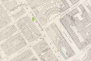 Closer view of Tottenham Court Road; Victorian Google Maps 